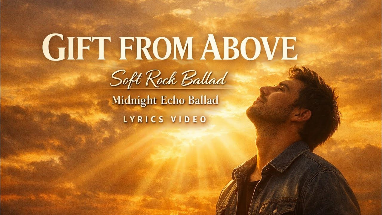 Gift From Above  - Midnight Echo Ballad | Emotional Soft Rock Ballad | Lyrics video 