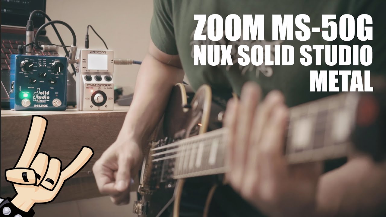ZOOM MS-50G & NUX Solid Studio - METAL | Free Preset