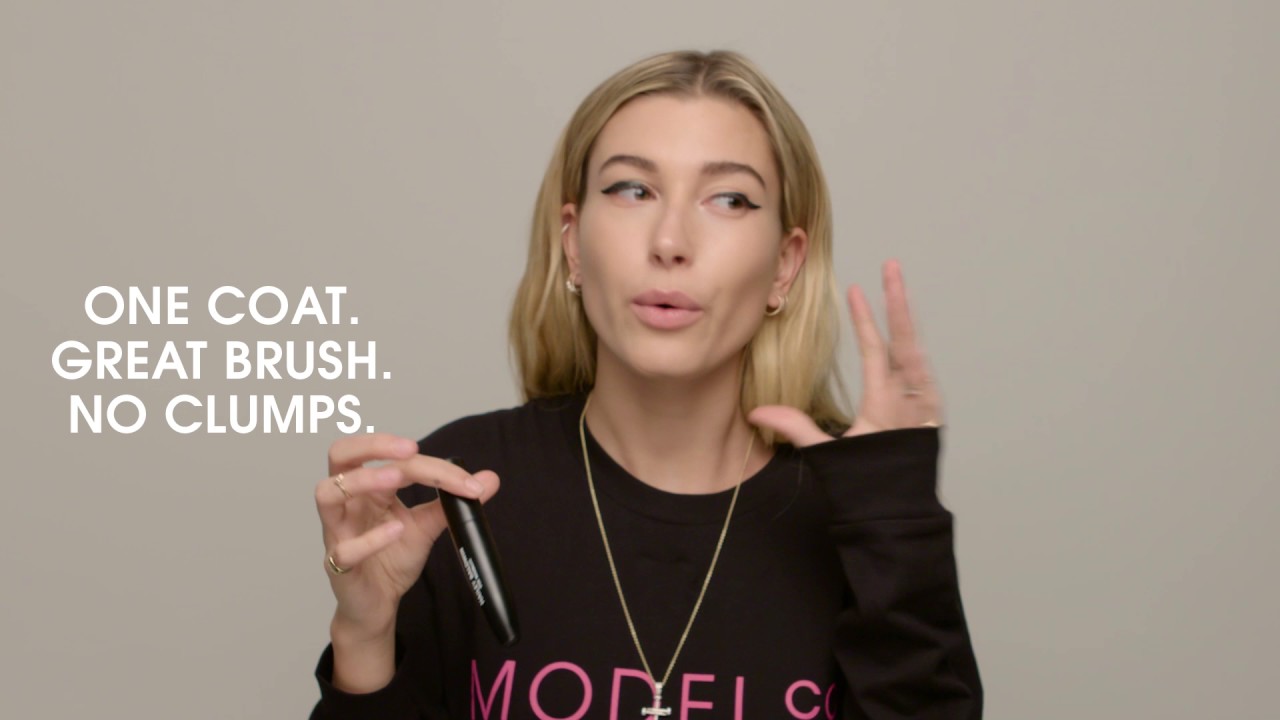 Hailey Baldwin for ModelCo: VOLUME LASH Extreme Black Mascara