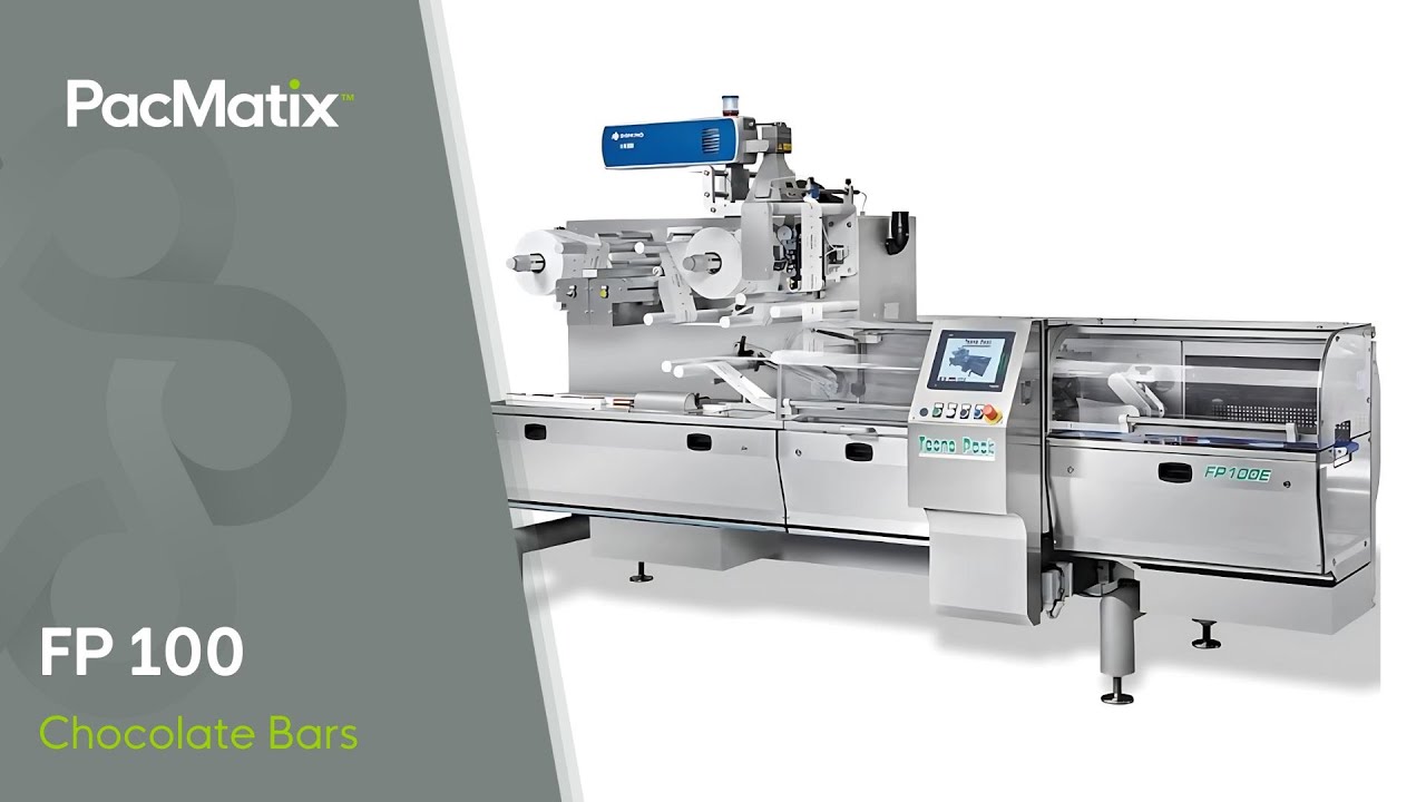 Pacmatix Pty Ltd - Tecno Pack FP 100Flow Wrapper - Chocolate Bars
