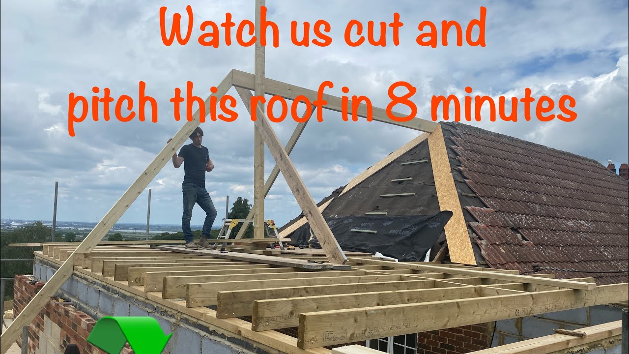 Cut and pitch your own loft conversion or extension roof.. it’s really not that hard!