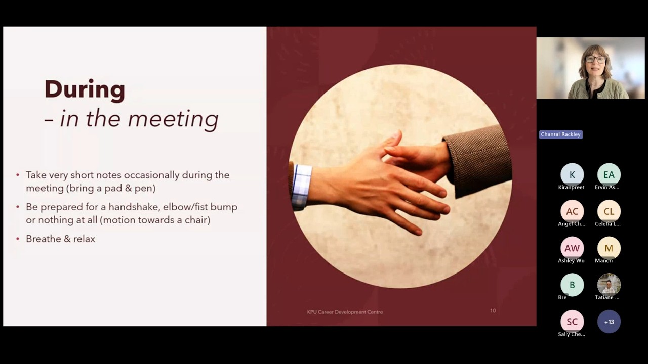 Career Day Webinar: Interview Your Way to a Job Offer