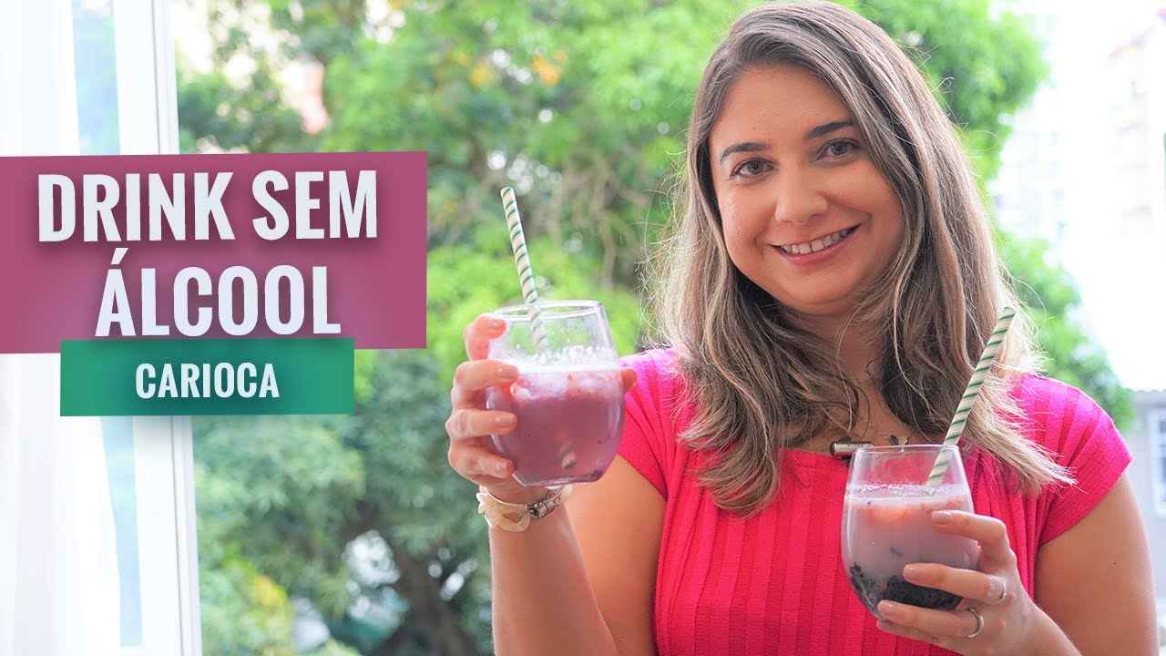 COMO FAZER UM DRINK SEM ÁLCOOL BEM DOCINHO E SAUDÁVEL [SWEET DRINK FRESH]