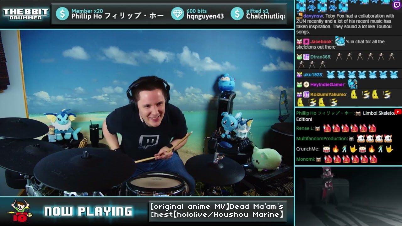The8BitDrummer // Houshou Marine - Dead Ma'am's Chest / Yuureisensen