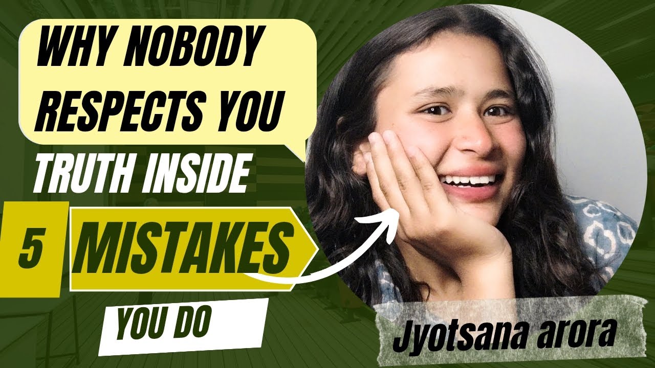 These 5 mistakes silently kill your self respect❌😱