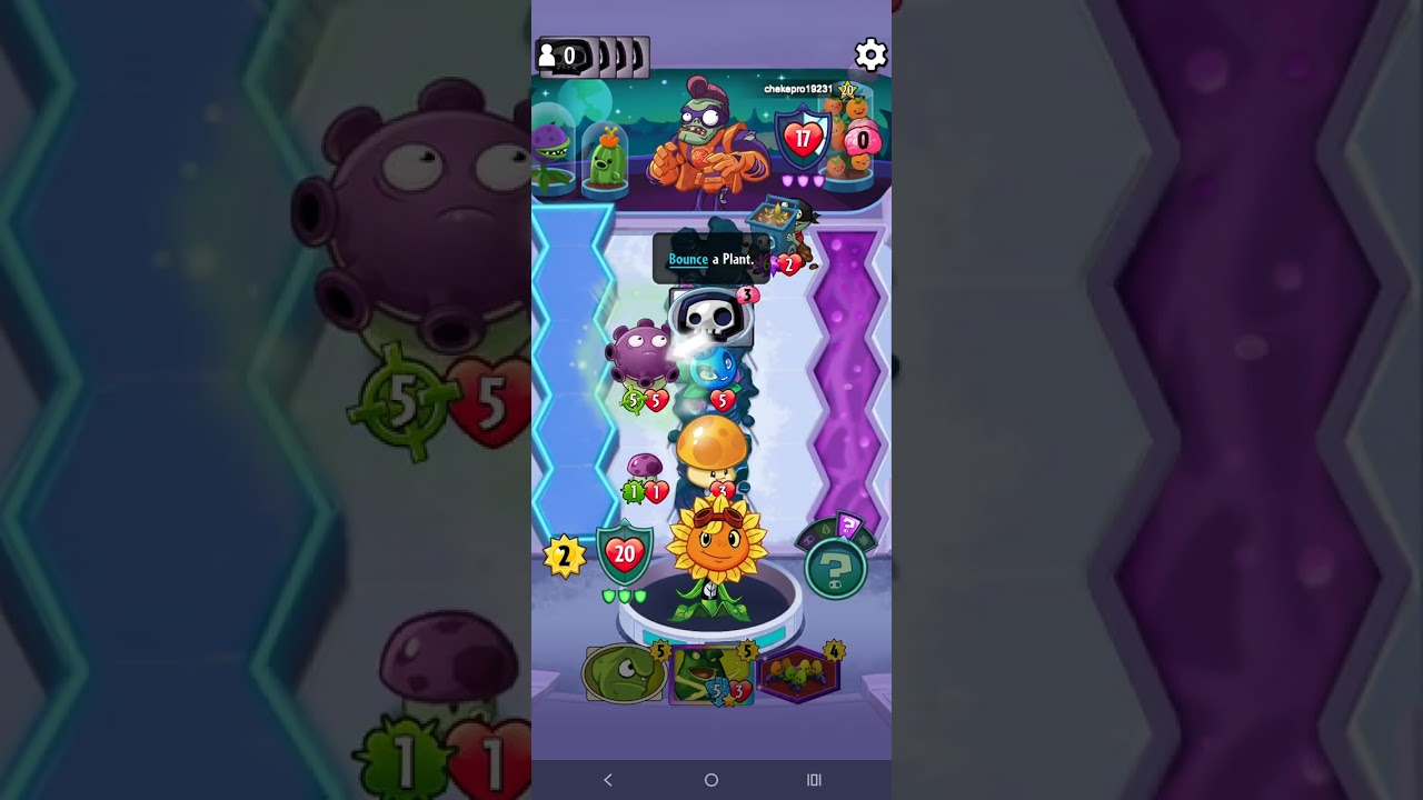 Pvz Héroes un enemigo que le tuvo éxito al atacar XD