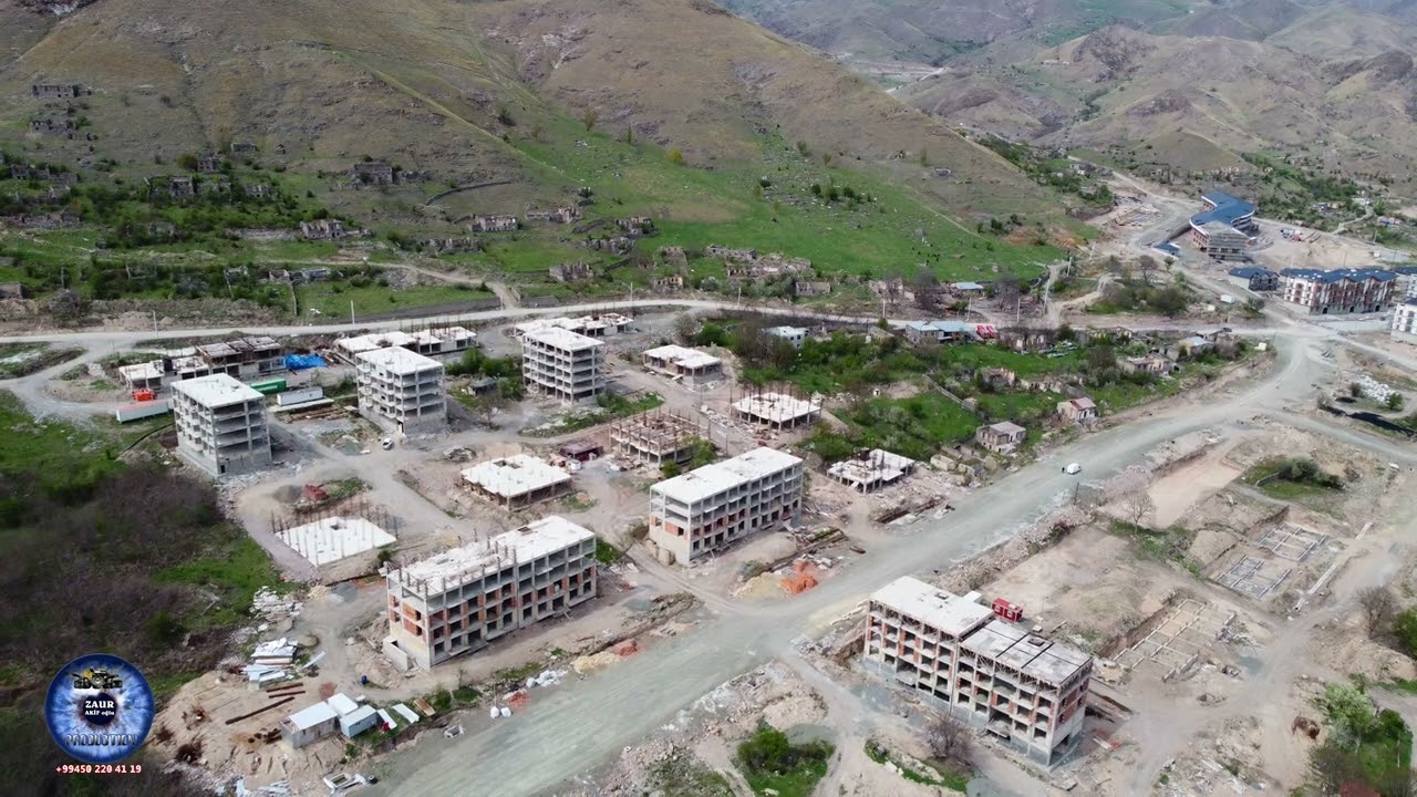Kəlbəcər DRON yeni binalar 2025