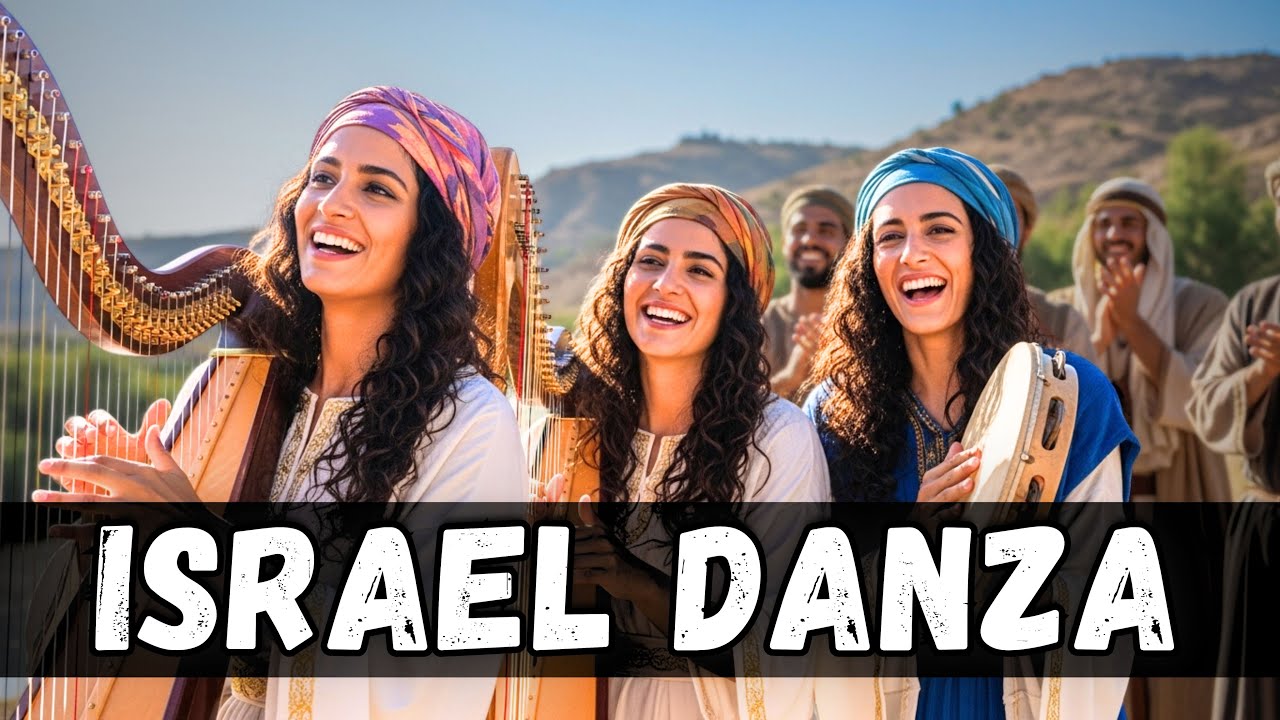 Israel Danza y Celebra al Rey – Adoración Hebrea con Júbilo y Fuego Santo en Jerusalén Melej Yisrael