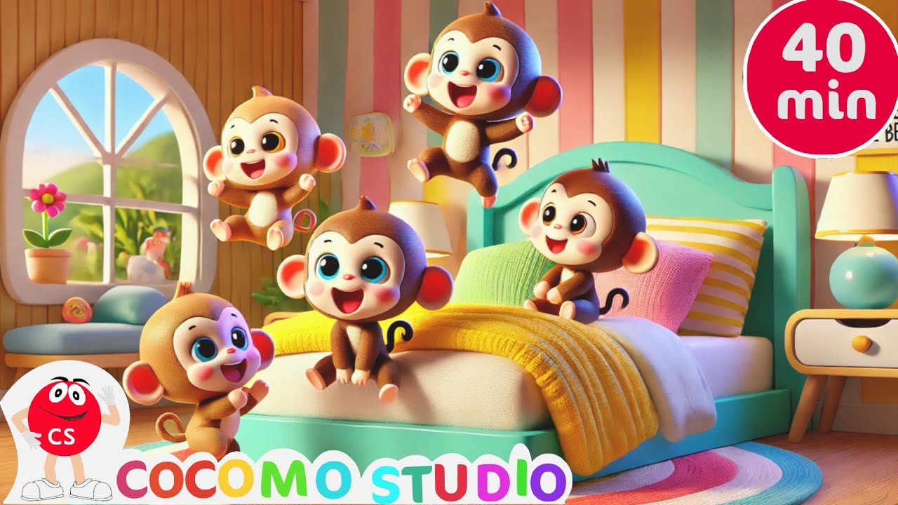 Five Little Monkeys Song for Toddlers | Baby Rhyme