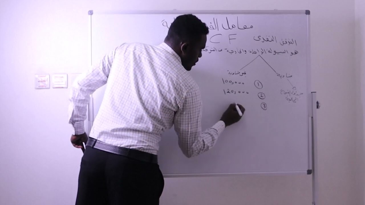حساب معامل القيمة الحالية - التدفقات النقدية المخصومة