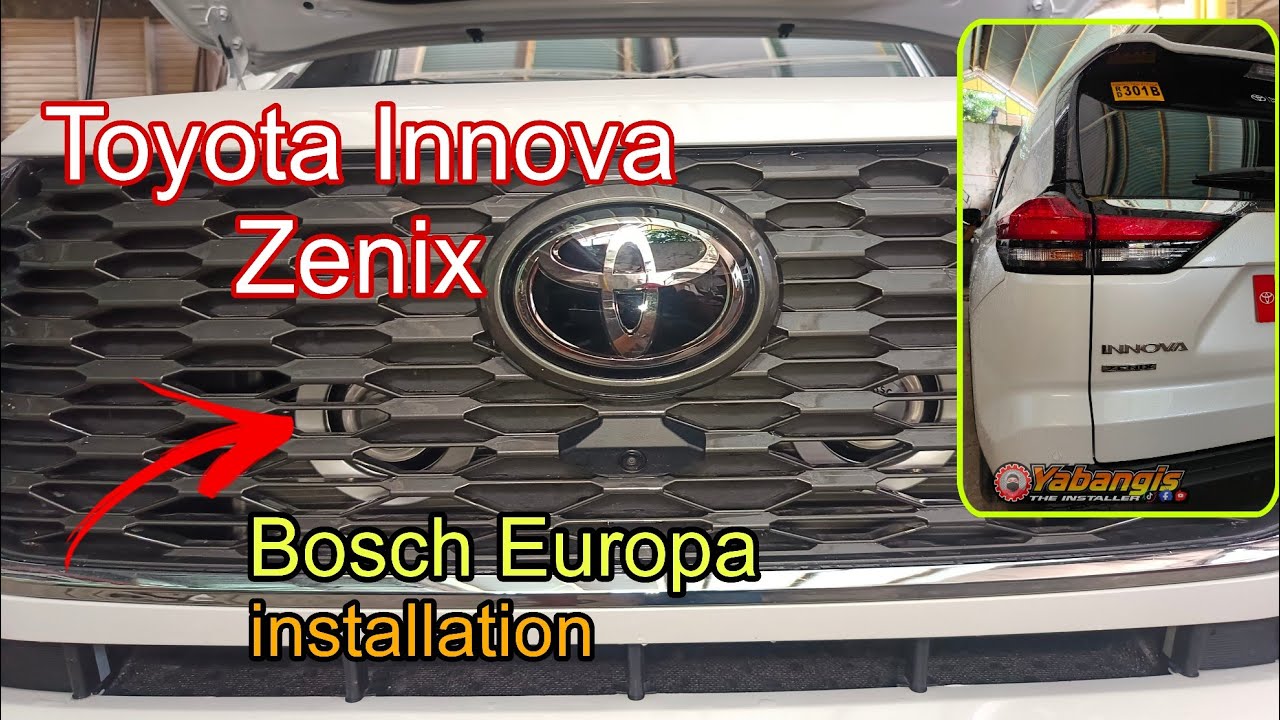 Toyota Innova ( Zenix ) Bosch Europa Horn installation