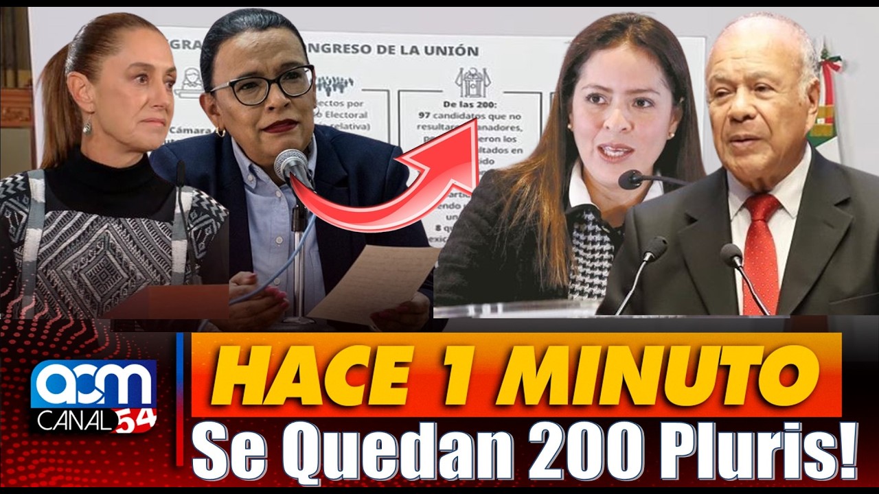 LISTA LA REFORMA, SE QUEDAN 500 DIPUTADOS SOLO ELIMINAN PLURIS DEL SENADO!