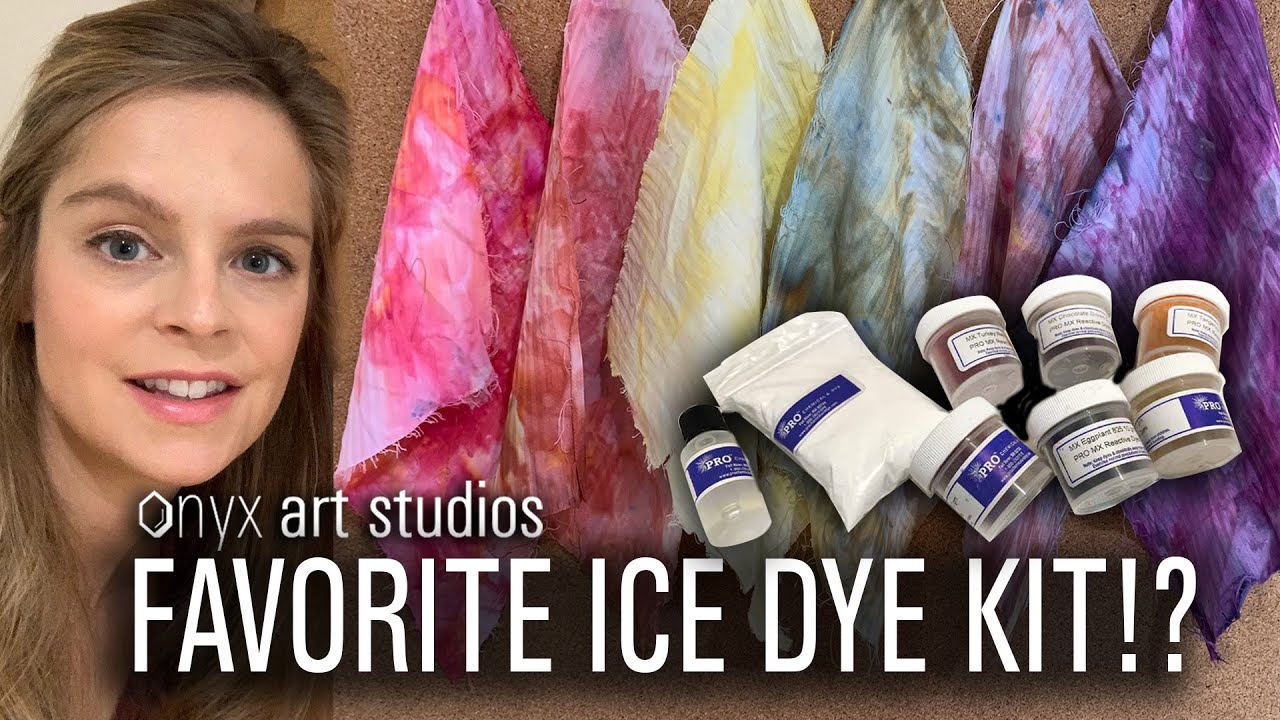 My Favorite Ice Dye Kit?! Pro Chem  Autumn Colors | Onyx Art Studios