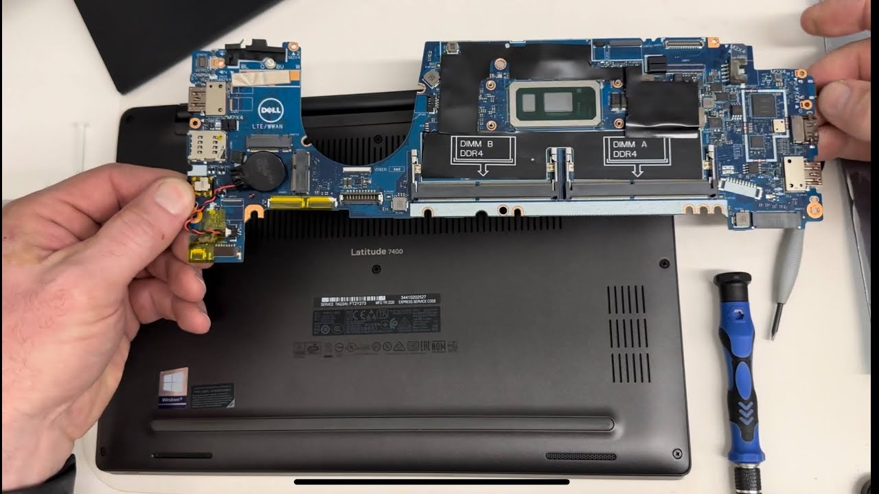 Dell Latitude 7400 Motherboard Replacement