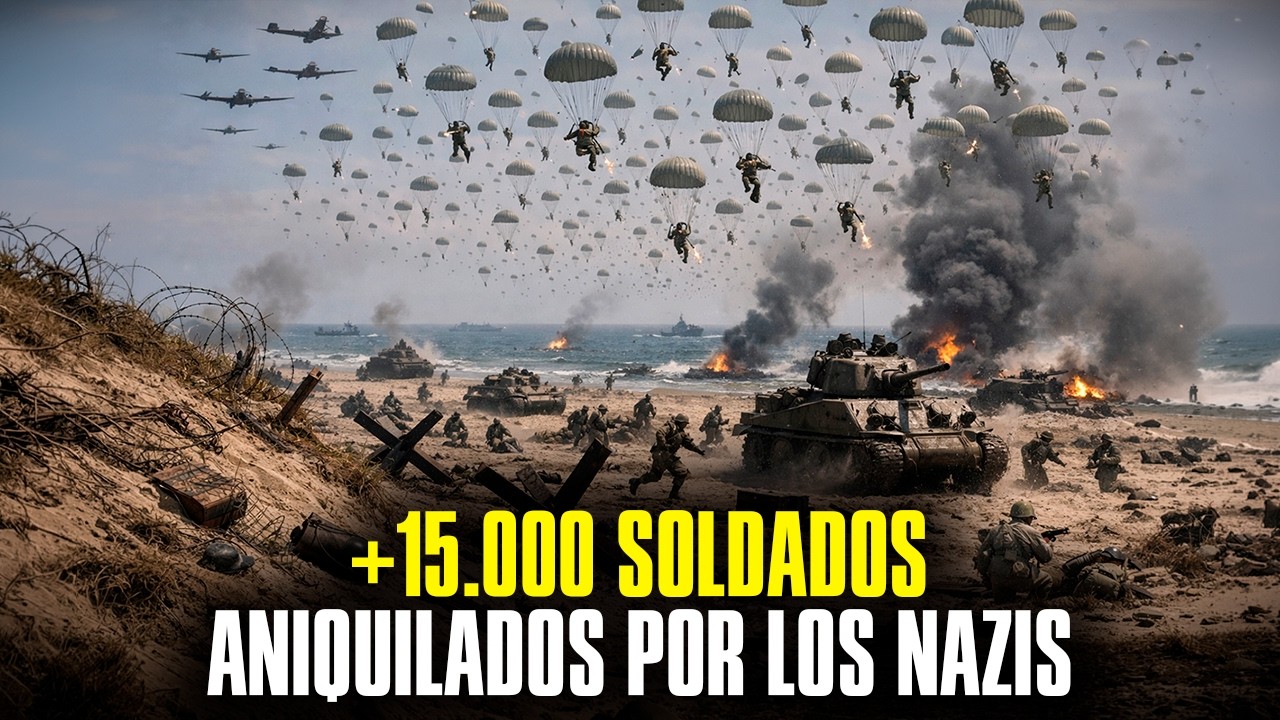 ¡La ÚLTIMA VICTORIA Nazi!: Así ACRIBILLARON a PARACAIDISTAS aliados en el AIRE
