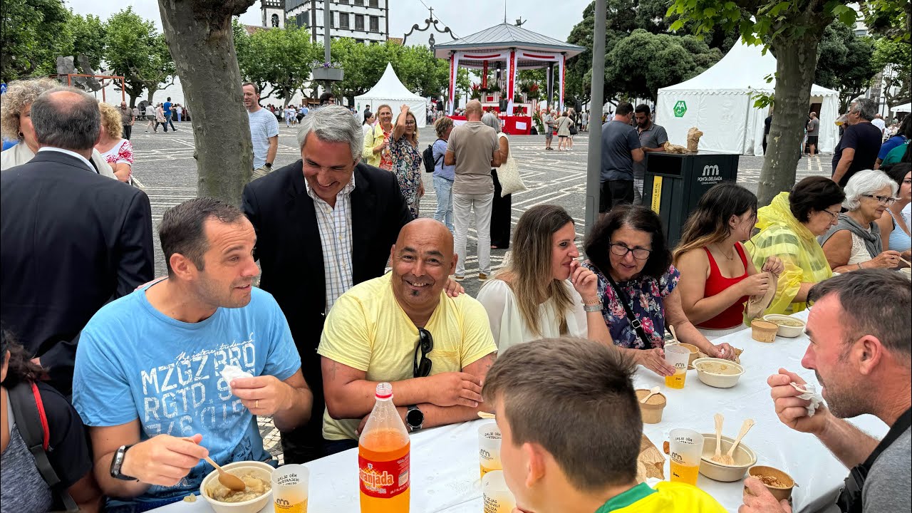 LIVE: Partilha das sopas do Espírito Santo Ponta Delgada, São Miguel Açores - 13.07.2024