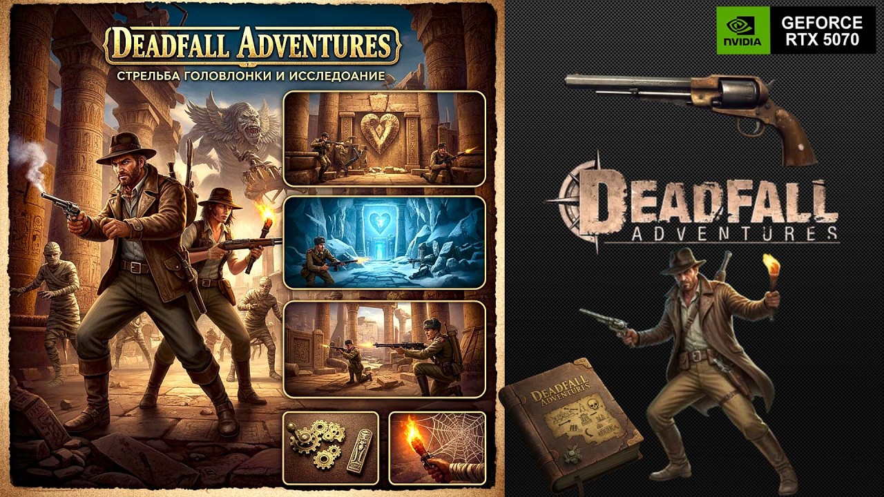 ➤➤Deadfall Adventures➤➤Прохождение➤➤СТРЕЛЬБА ГОЛОВОЛОМКИ И ИССЛЕДОВАНИЕ. ЧАСТЬ 2➤➤
