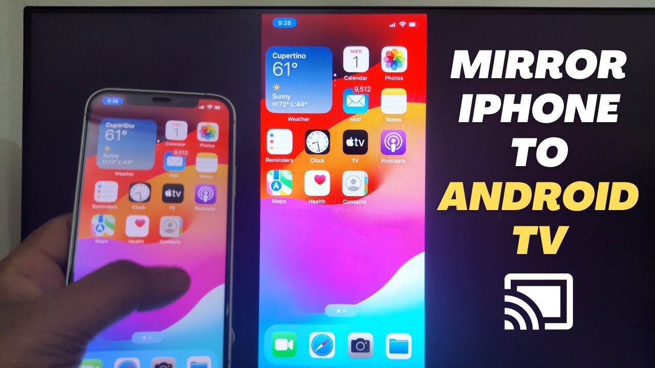 Mirror/Cast iPhone to Android TV for FREE