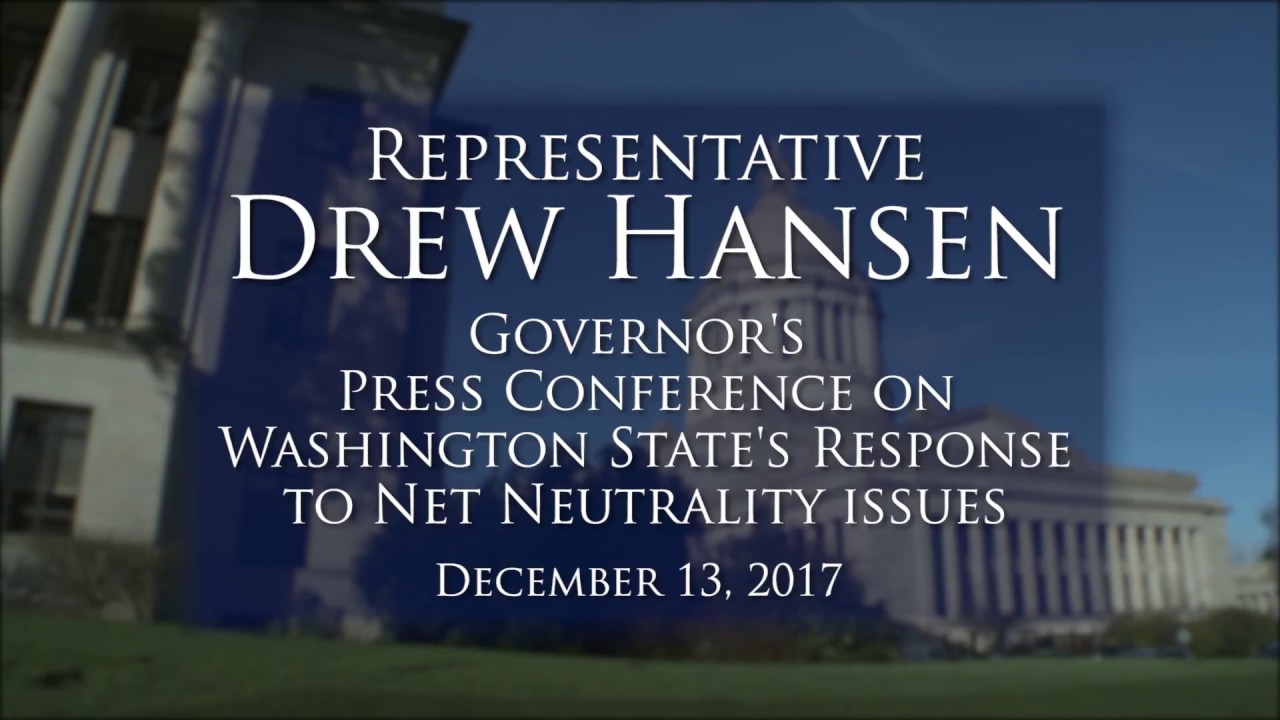 Rep. Drew Hansen on protecting an open internet in Washington state