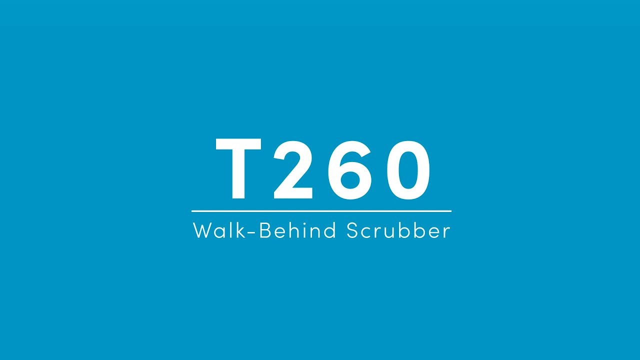 T260 Walk-Behind Scrubber | Product Overview | Tennant Company