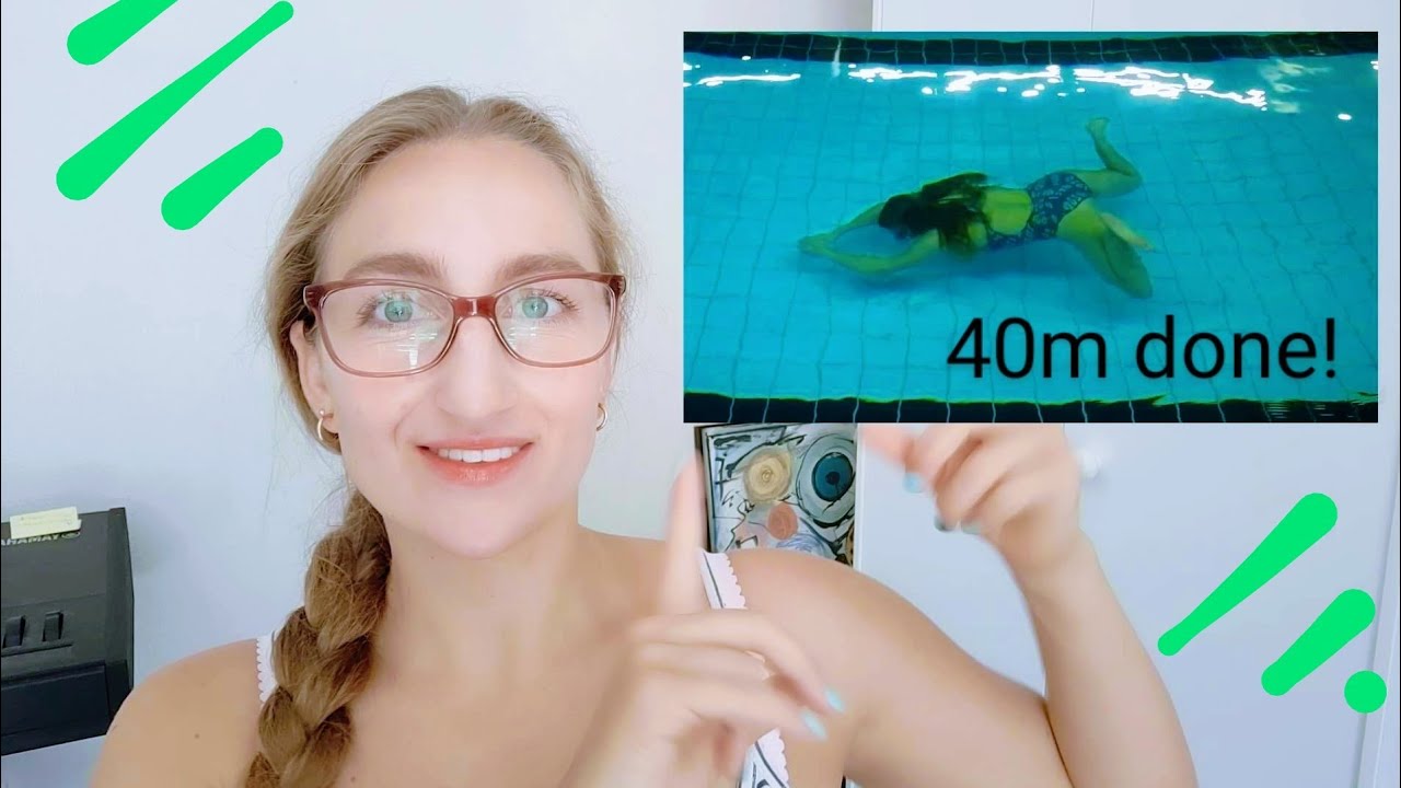 I'M BACK - swimming underwater 40 meters with one breath (YOUR REQUEST)
