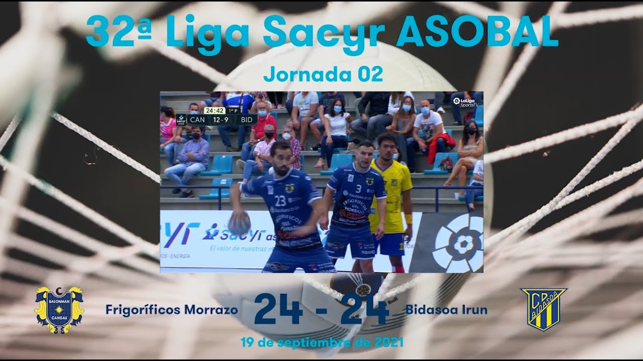32ª Liga Sacyr ASOBAL J02: Frigoríficos Morrazo - Bidasoa Irun 24-24