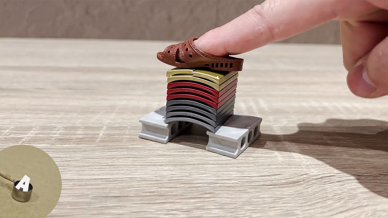 Capsule toy tile split 本当に割れるミニチュア瓦割り　カプセルトイ