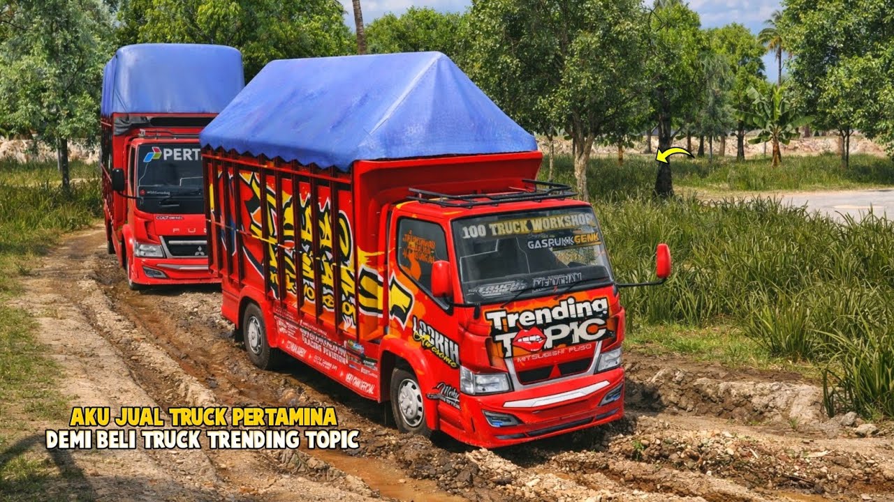 Aku Kerja Jadi Sopir Truck Gas LPG Demi Beli Truck Trending Topic Mbois😯ES Truck Simulator ID