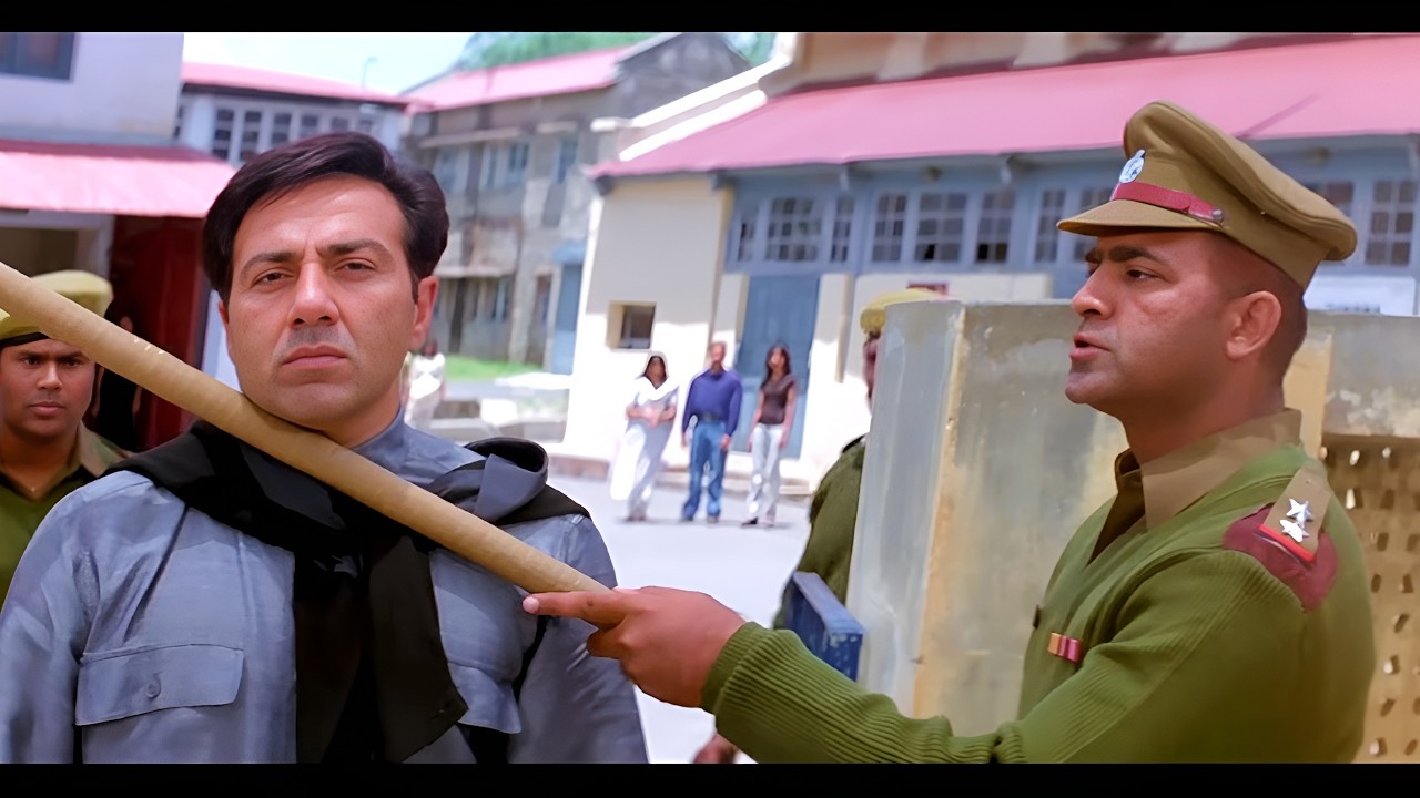 चैकीदार डंडा हटा दे वरना अंजाम बहुत बुरा होगा -  Sunny Deol Full Action Movie | Jaal The Trap Film