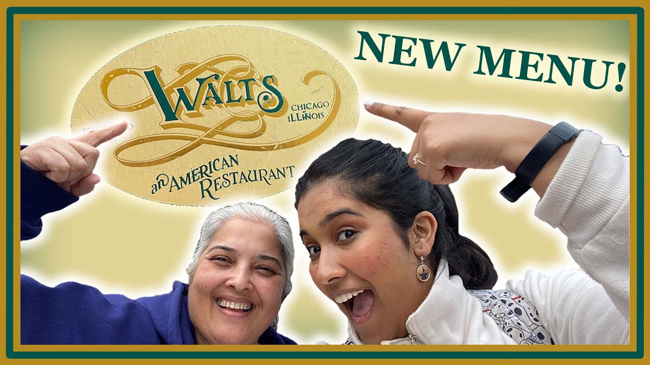 WALT’S NEW MENU - Eating Lunch At Walt's - An American Restaurant | DISNEYLAND PARIS