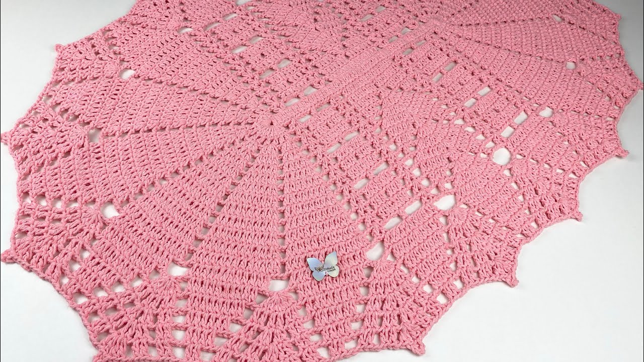 TAPETE JOANA passo a passo por @pitchulacroche #crochet #crocheting