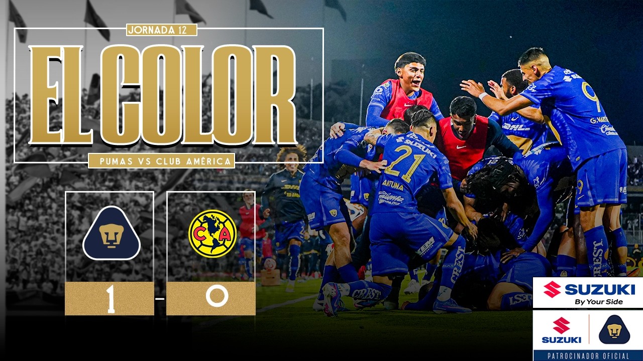 Color Suzuki | Pumas vs Am&eacute;rica | Jornada 12 | Clausura 2026