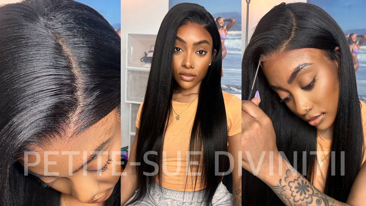 7X5 BYE BYE KNOTS GLUELESS YAKI STRAIGHT WIG ft. Unice  | PETITE-SUE DIVINITII
