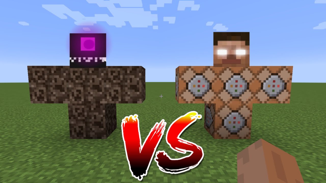 what if you create a WITHER STORM VS HEROBRINE BOSS in MINECRAFT