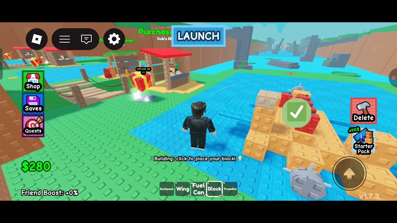 Roblox Build a plane Grind l @Roblox #roblox #rblx 