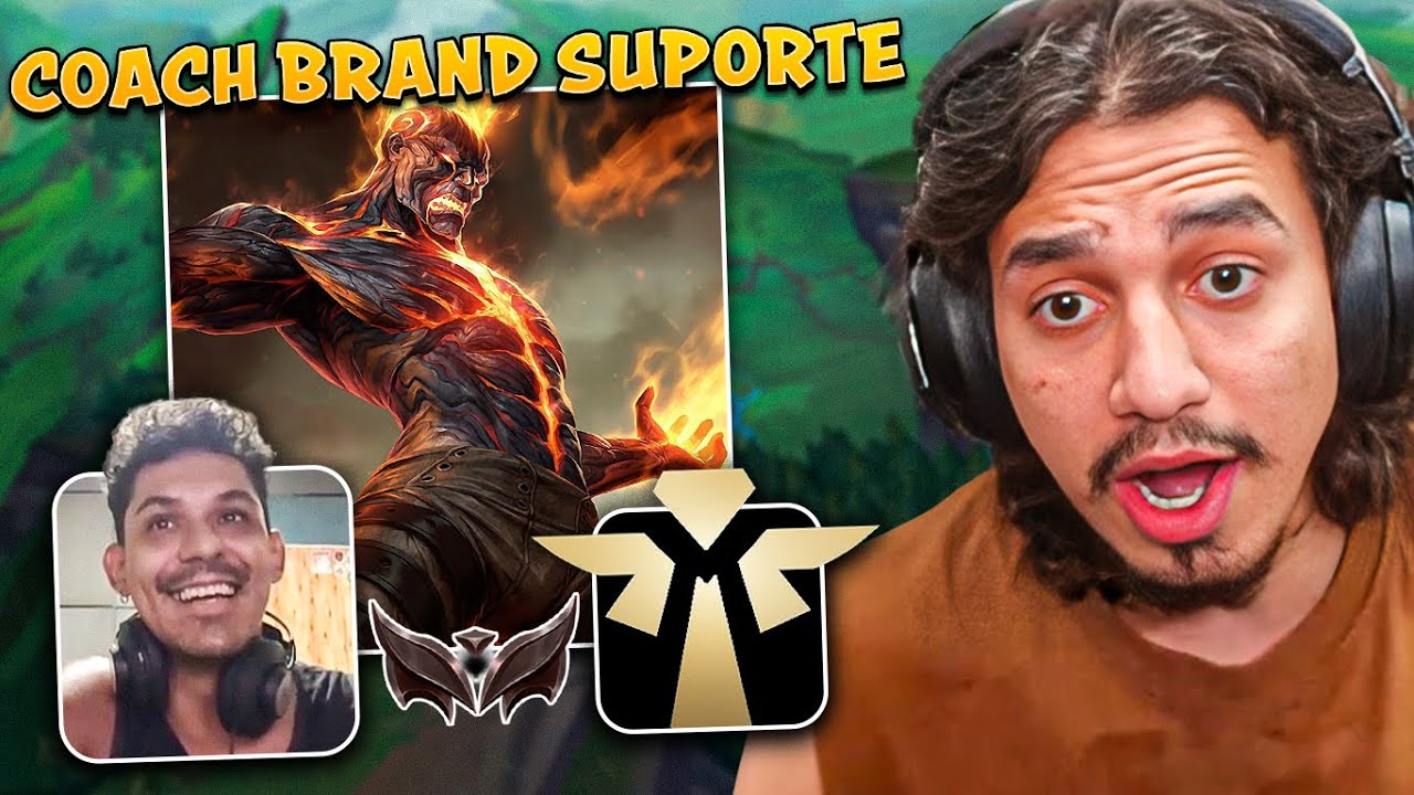 DEI COACH PARA UM BRAND SUPORTE QUE JOGA LOL EM UMA TORRADEIRA