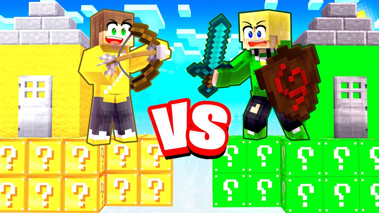 1vs1 Luckyblock Eiland Tegen Santino