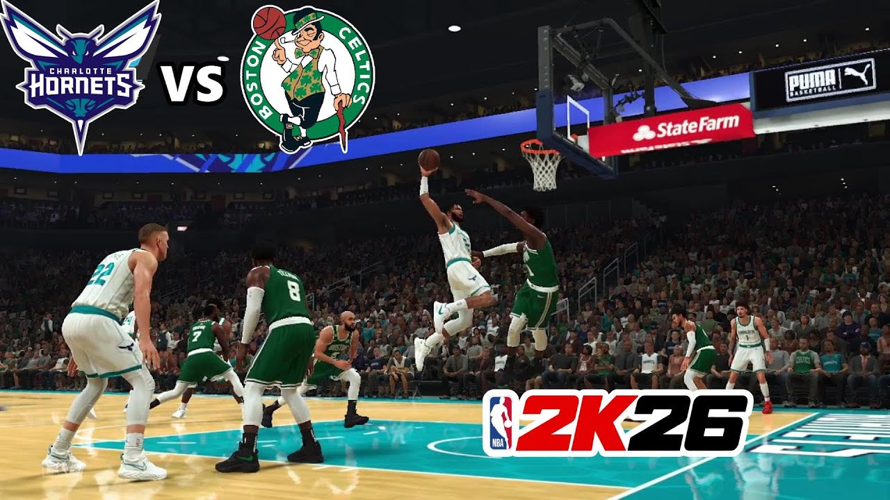 Charlotte Hornets VS Boston Celtics | Season 2025-2026 Full Game Highlights 2K26