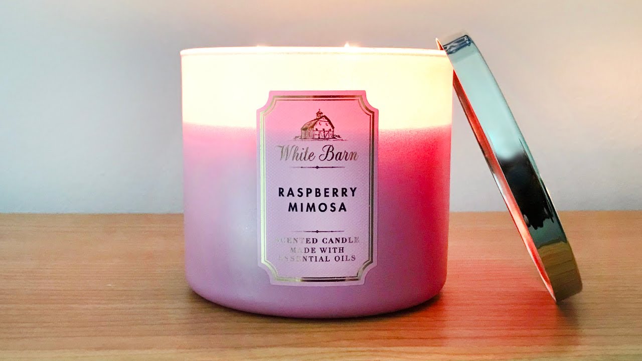 Raspberry Mimosa - Bath & Body Works Candle Review
