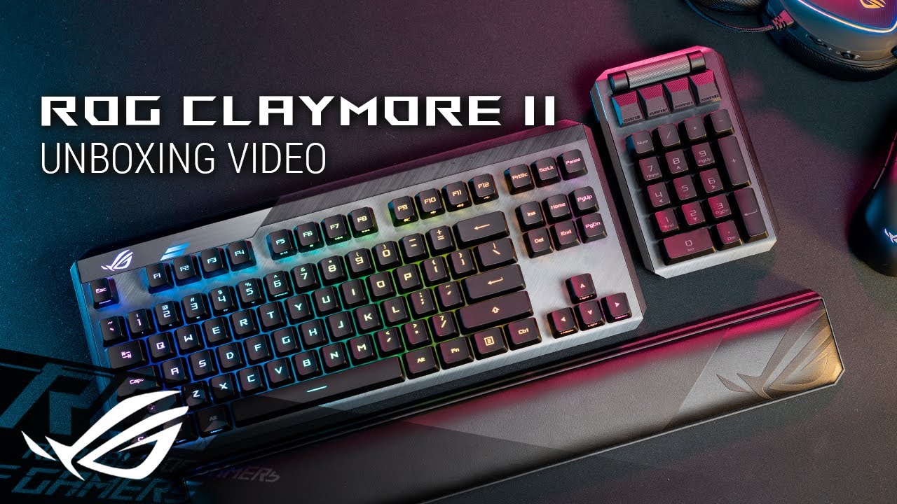 ROG Claymore II &mdash; Видео распаковки | ROG