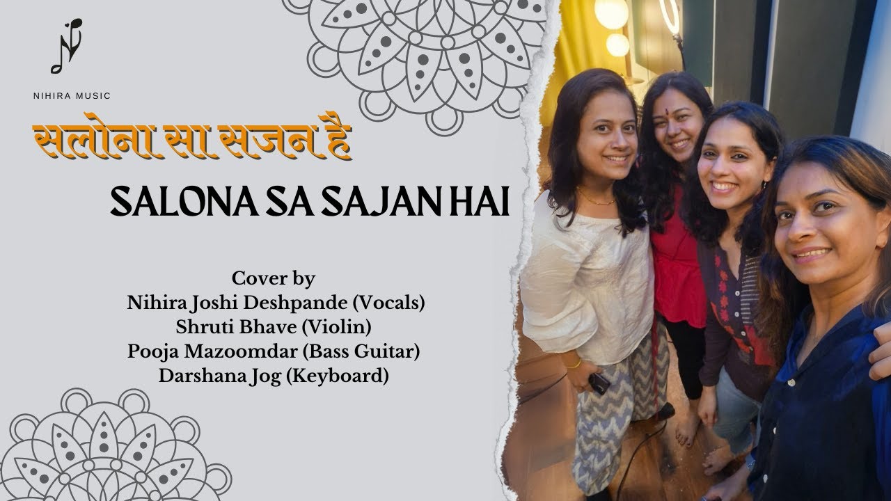 Salona Sa Sajan Hai | Live version| Nihira Joshi |  Asha Bhosle | Famous Ghazal | Old Hindi Songs