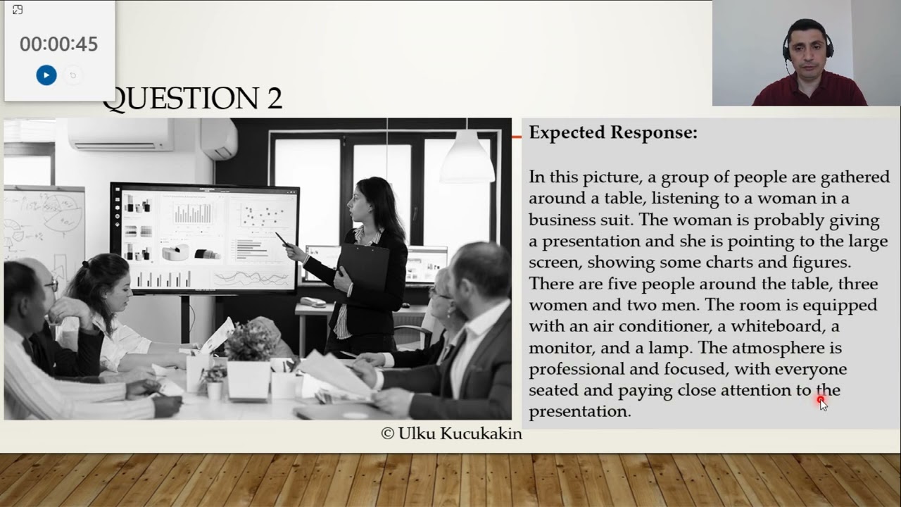 TOEIC Speaking: Describe a picture timed practice 1