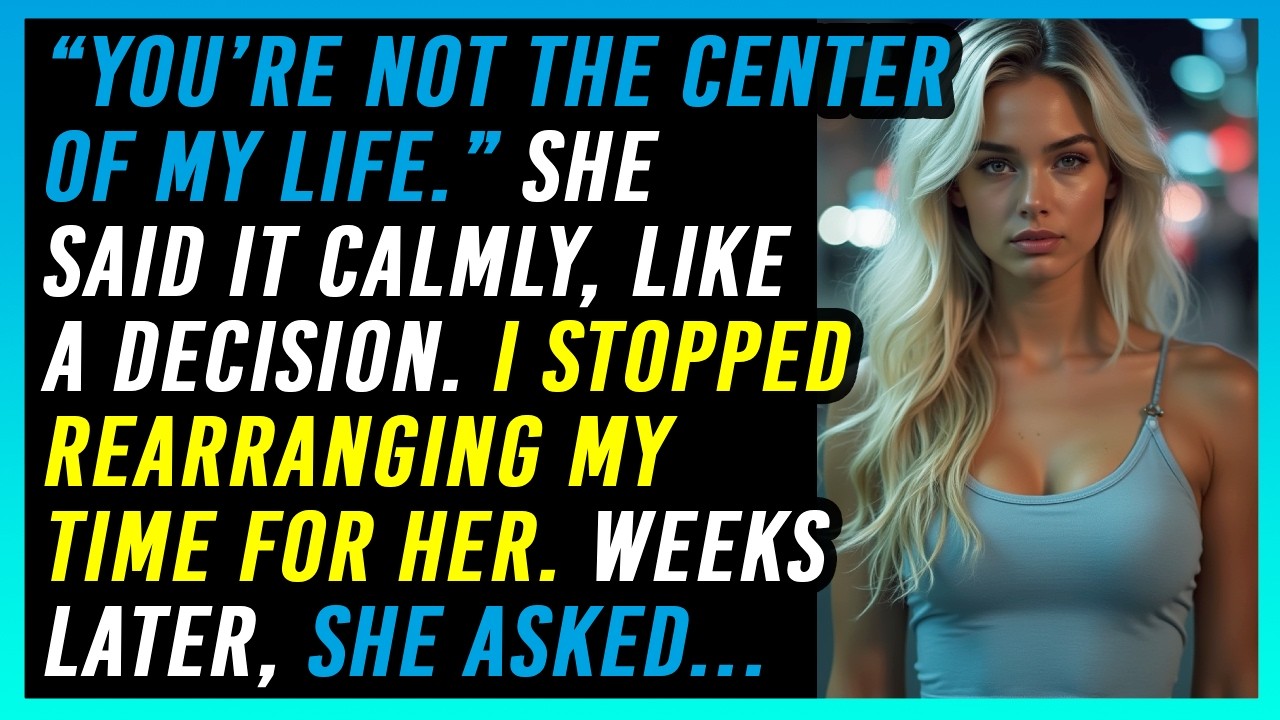 She Said Marriage Didn’t Make Me A Priority. I Adjusted My Time. She Didn’t See That Coming