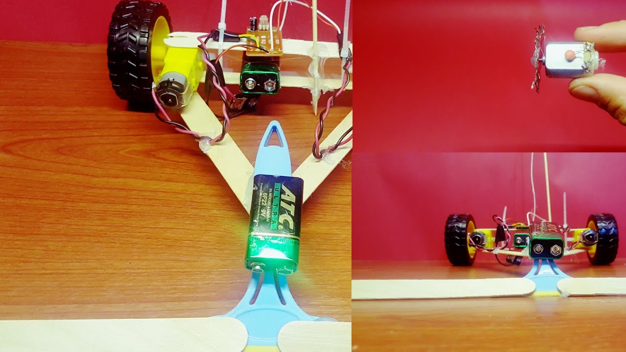 DC MOTOR İLE NELER YAPILIR 2 HARİKA FİKİR-2 Awesome Toys with DC Motor life hacks