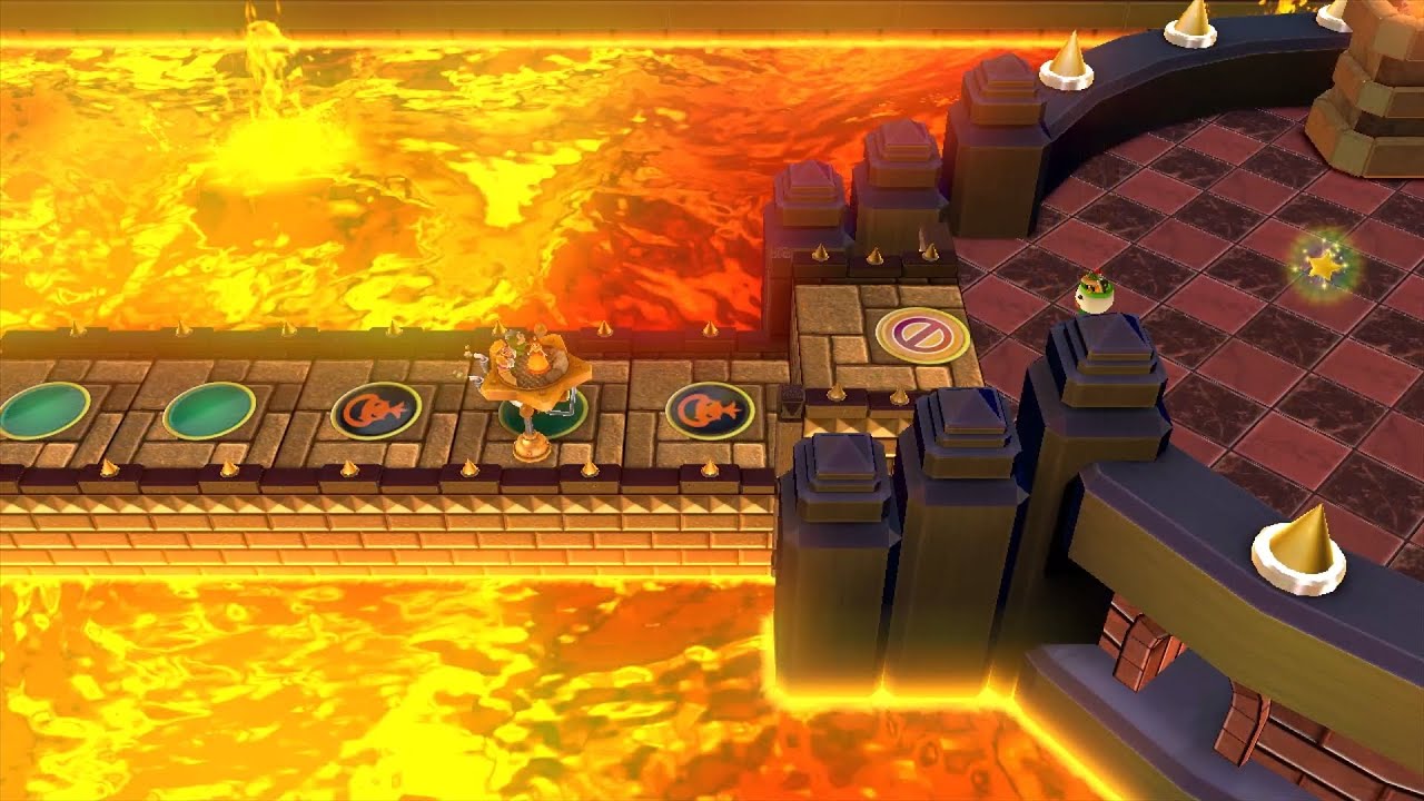 Mario Party 10 Bowser Party #944 Spike, Wario, Waluigi, Daisy Chaos Castle Master Difficulty