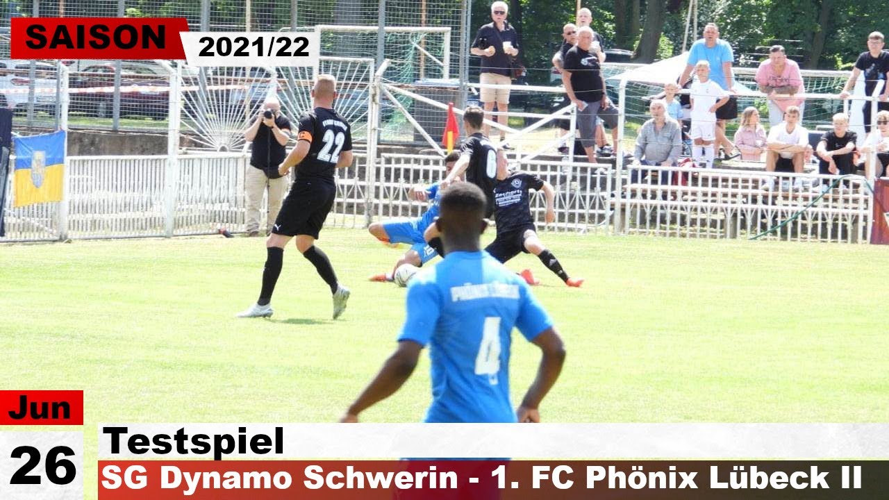 26.06.2021 SG Dynamo Schwerin - 1. FC Phönix Lübeck II   3:5
