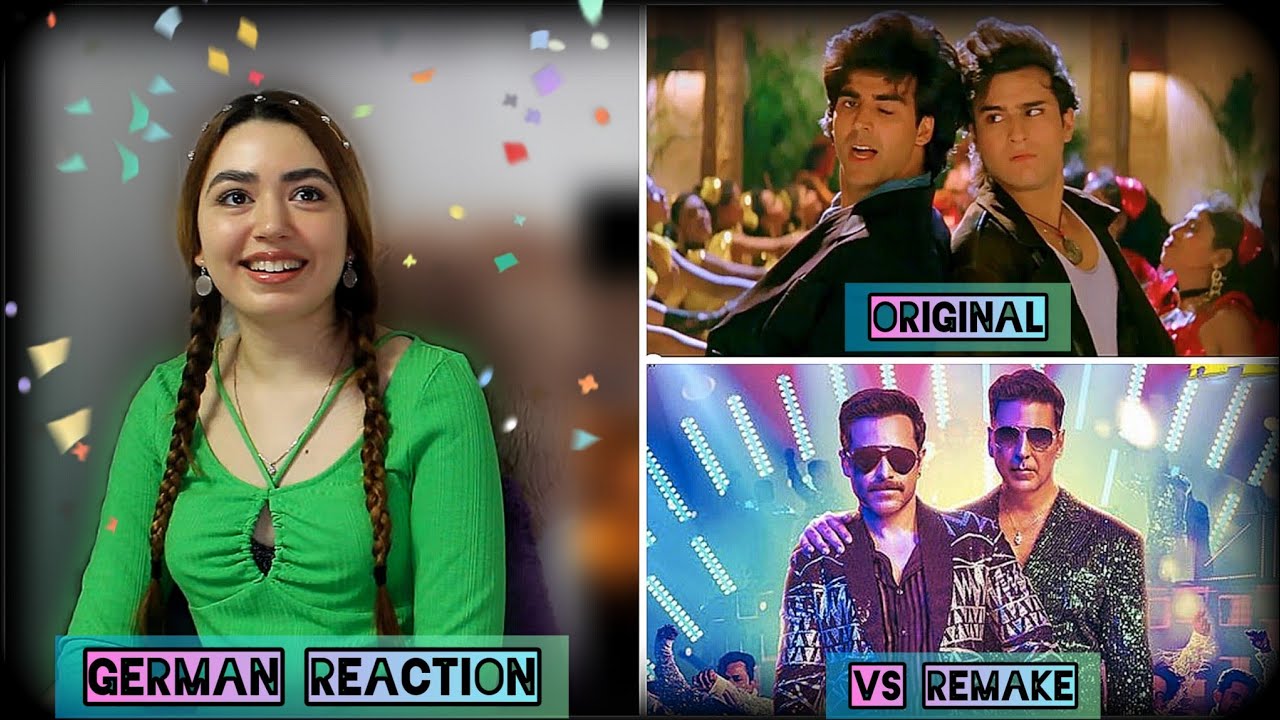 Main Khiladi Tu Anari | Original Vs Remake | Foreigner Reaction | Selfiee | Akshay Kumar | Emraan H