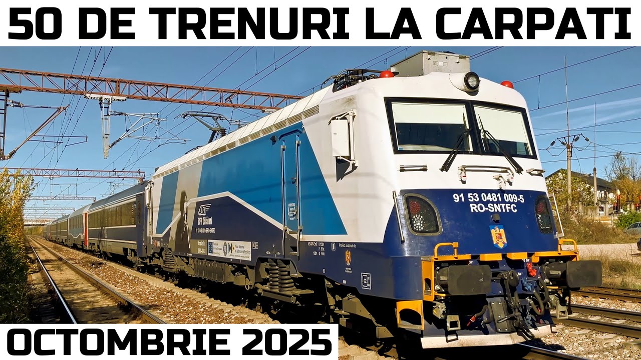 50 de trenuri la halta Carpati-Train show in Bucharest-Personenzügeparade-Vonatkiállítás Bukarestben