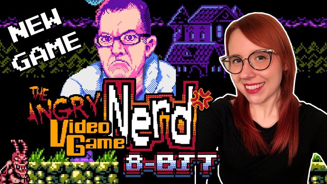 НОВАЯ 8-БИТНАЯ ИГРА Angry Video Game Nerd! Пройдено полностью — Эрин играет
