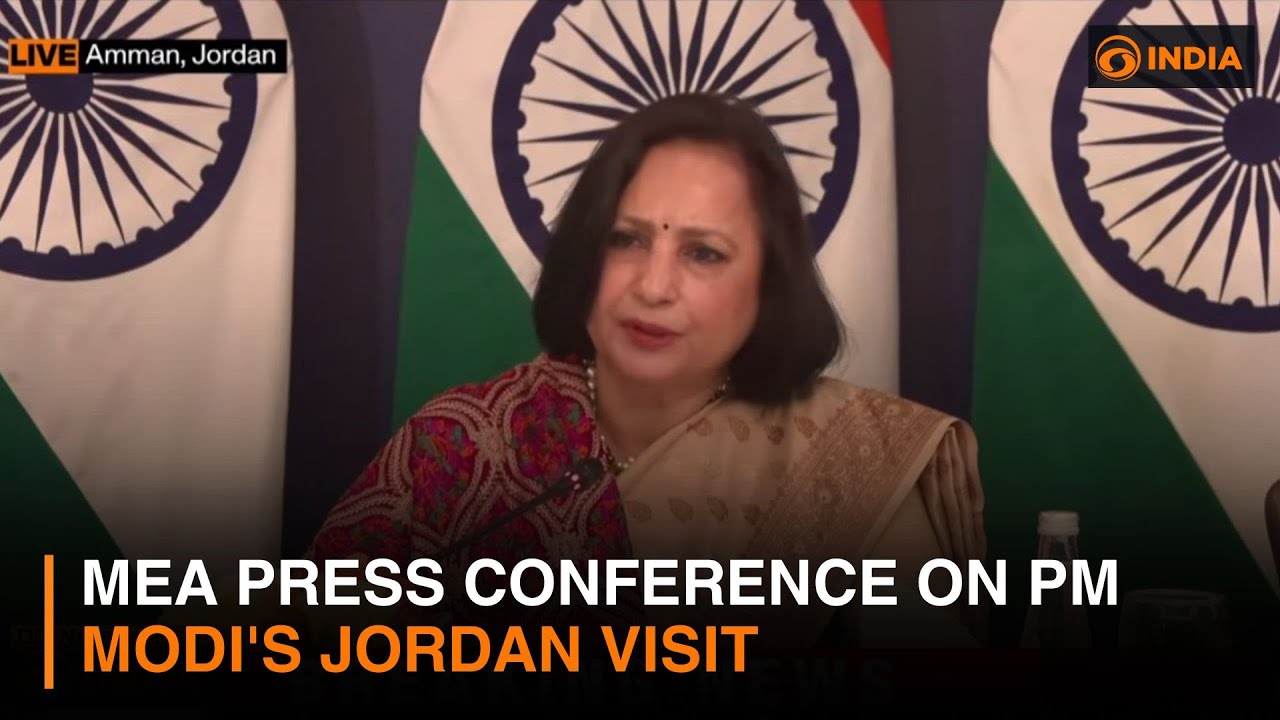 MEA press conference on PM Modi's Jordan visit | LIVE | DD India